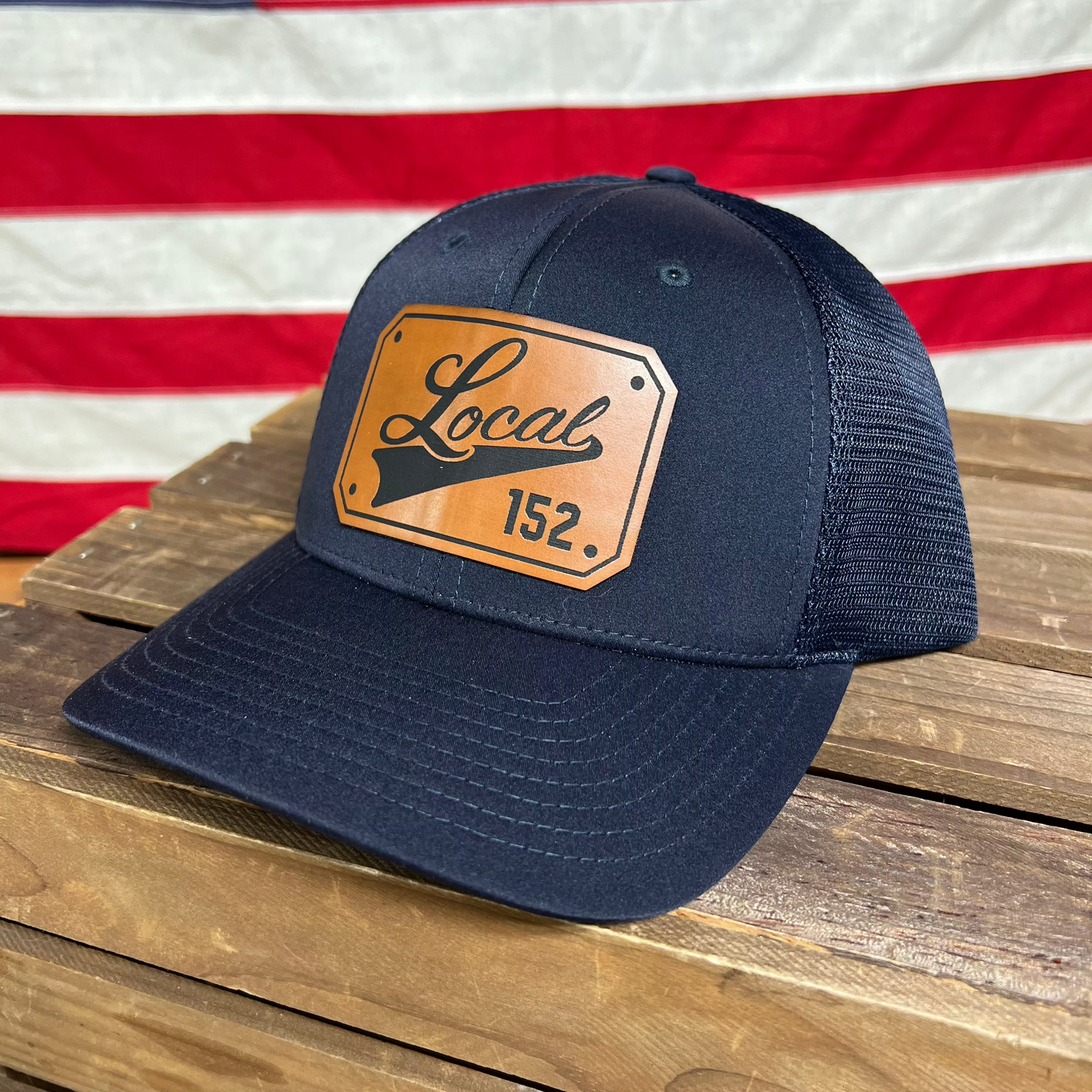 Leather Patch Hat - Custom