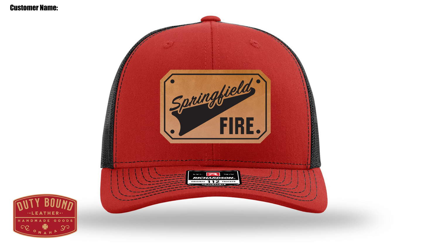 Leather Patch Hat - Custom