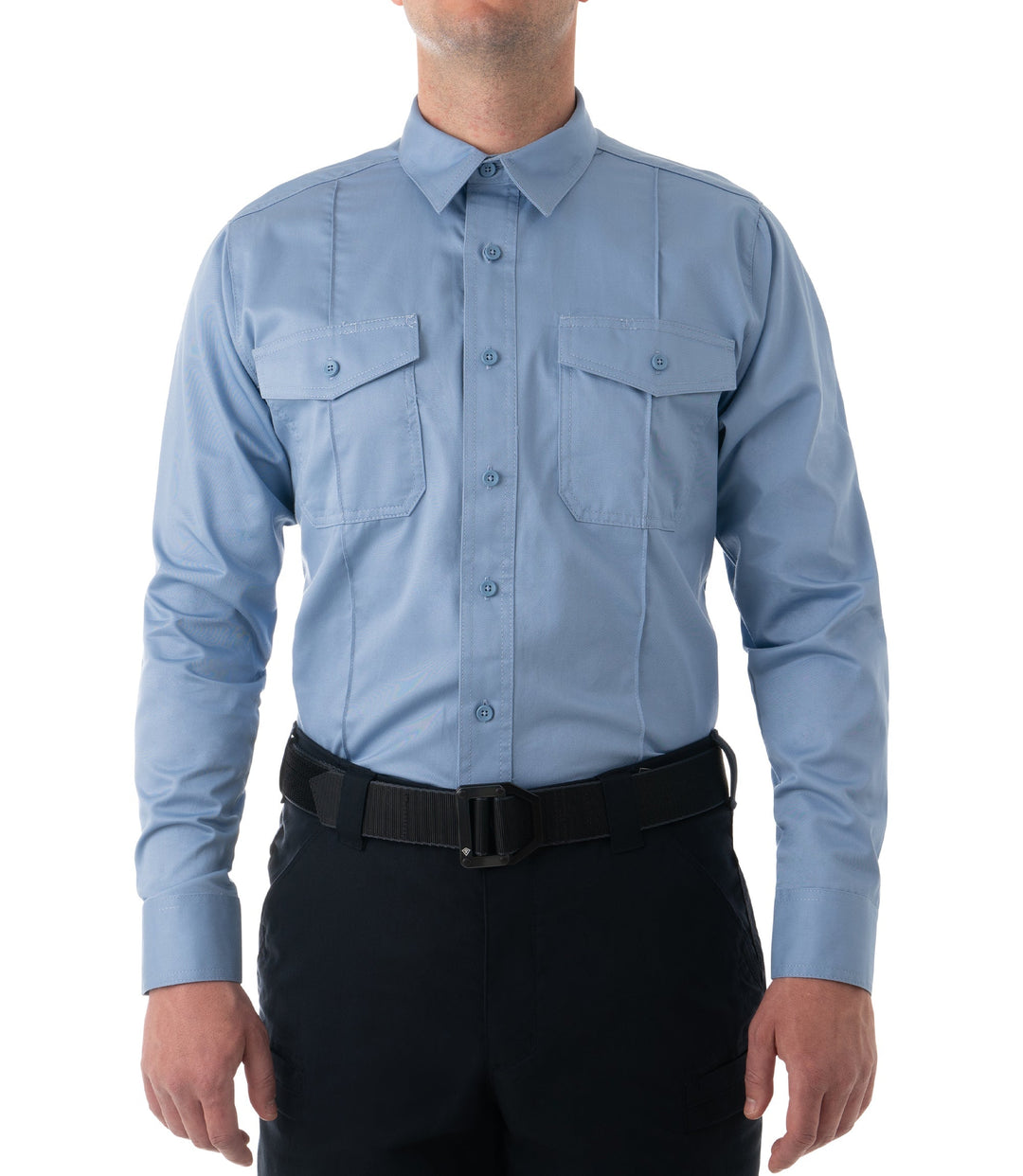 Men's Cotton Station Long Sleeve Shirt – Midnight Navy