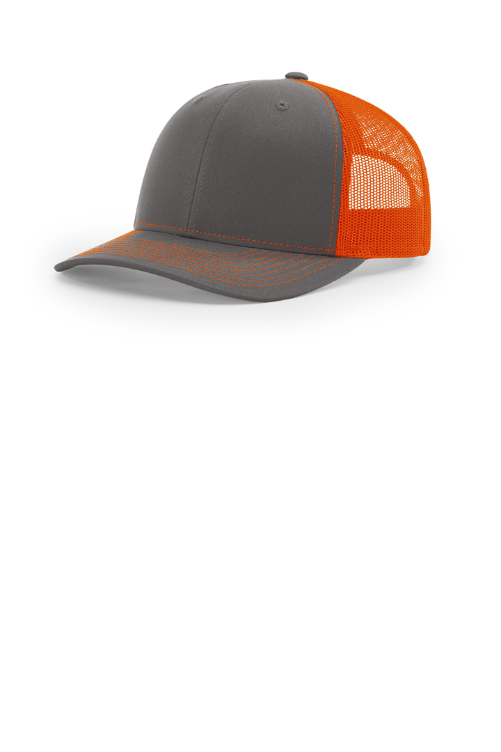 Richardson 112 Charcoal/ Orange