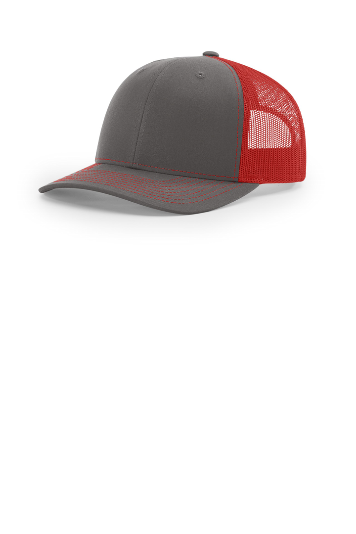 Richardson 112 Charcoal/ Red