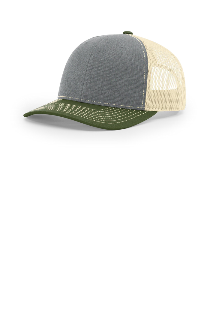 Richardson 112 Heather Grey/ Birch/ Army Olive