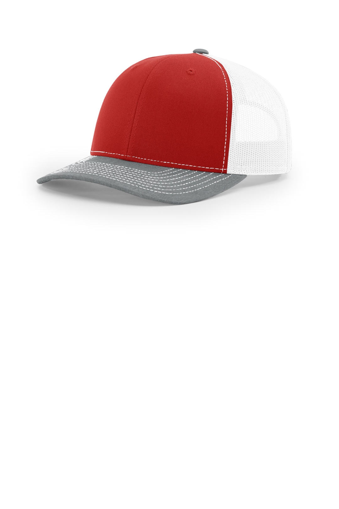 Richardson 112 Red/ White/ Heather Grey