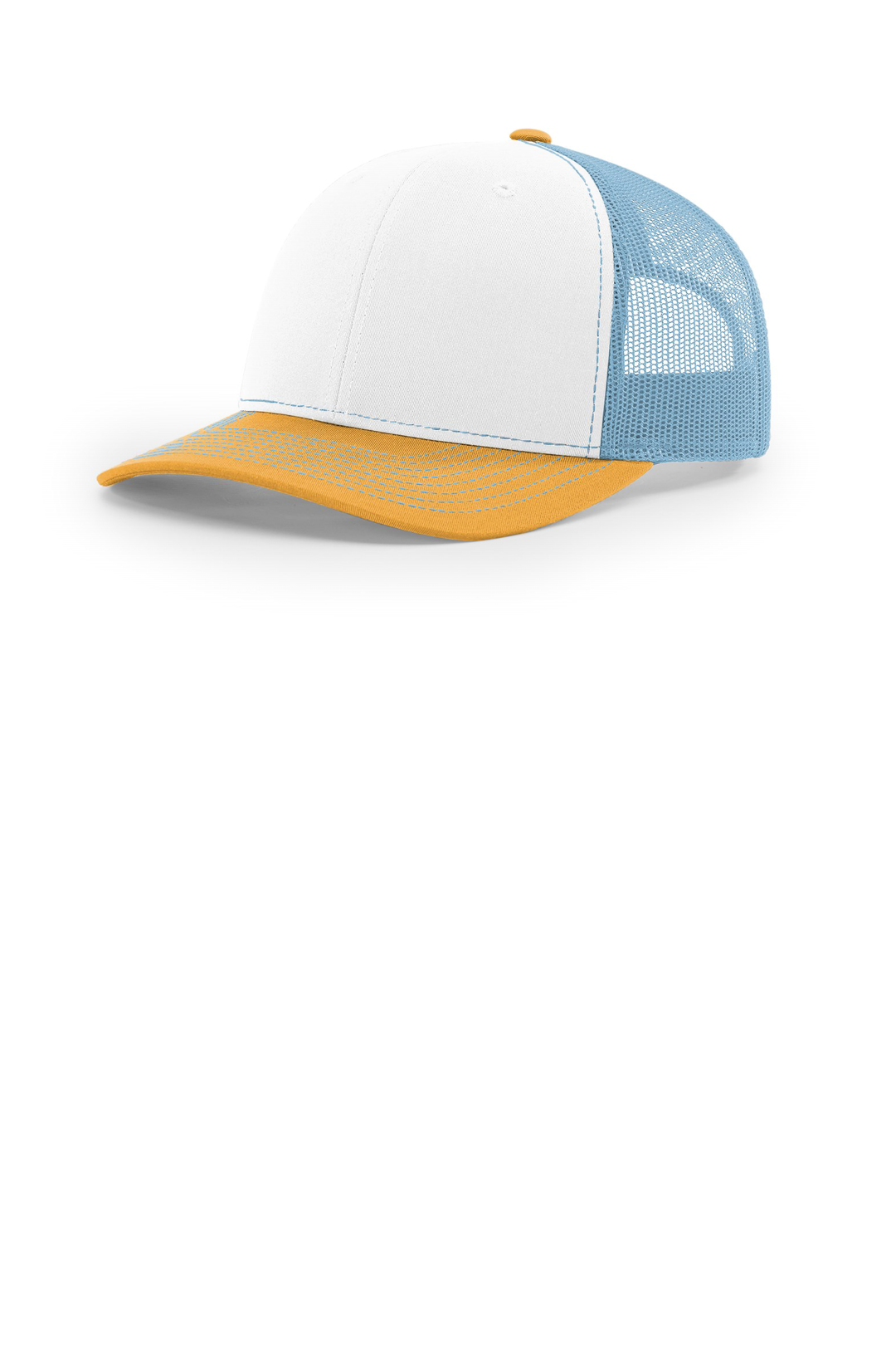 Richardson 112 White/ Columbia Blue/ Yellow