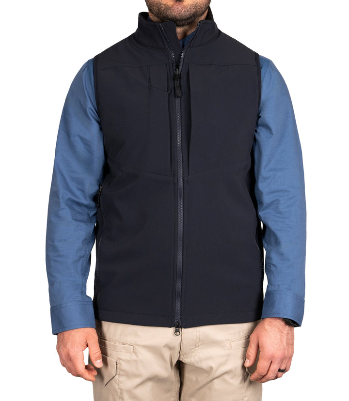 Men's Tactix Softshell Vest – Black