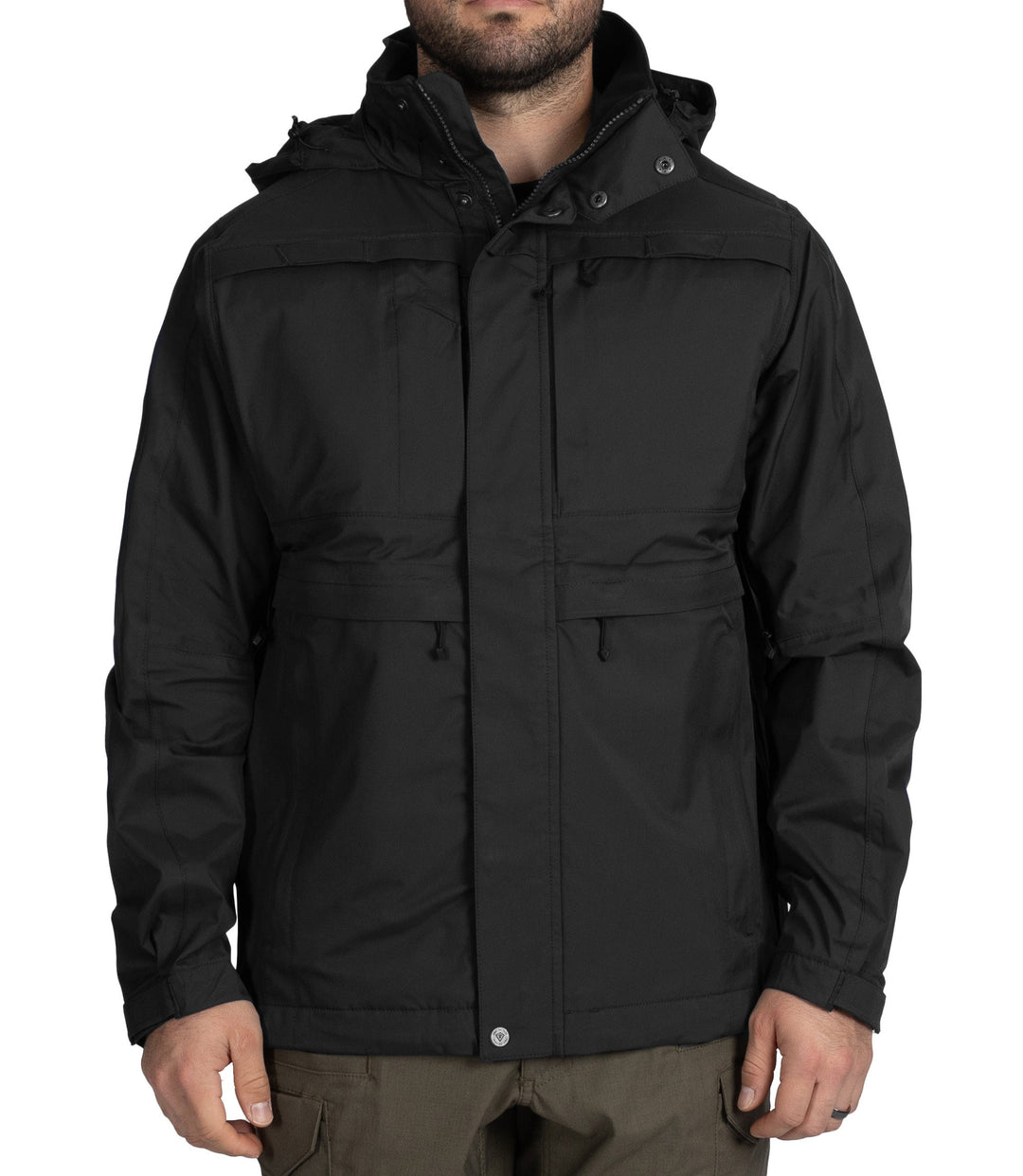 Men’s Tactix Parka Shell – Black