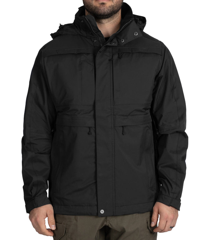 Men’s Tactix Parka Shell – Black