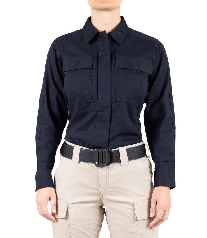 Women's V2 BDU Long Sleeve Shirt – Black