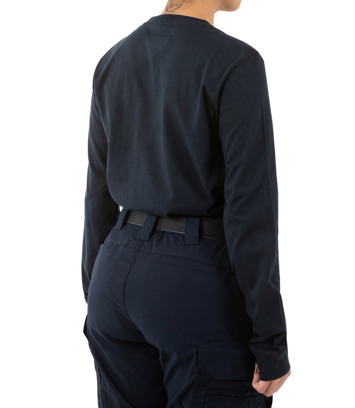 Women's Tactix Cotton Long Sleeve T-Shirt with Chest Pocket