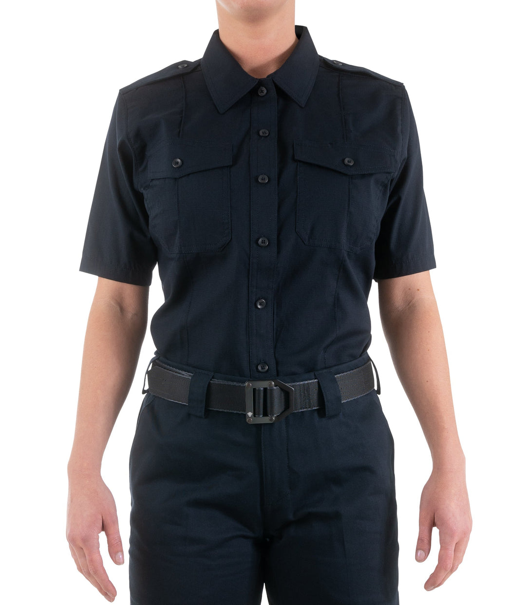 Women's V2 PRO DUTY™ Uniform Short Sleeve Shirt – Black