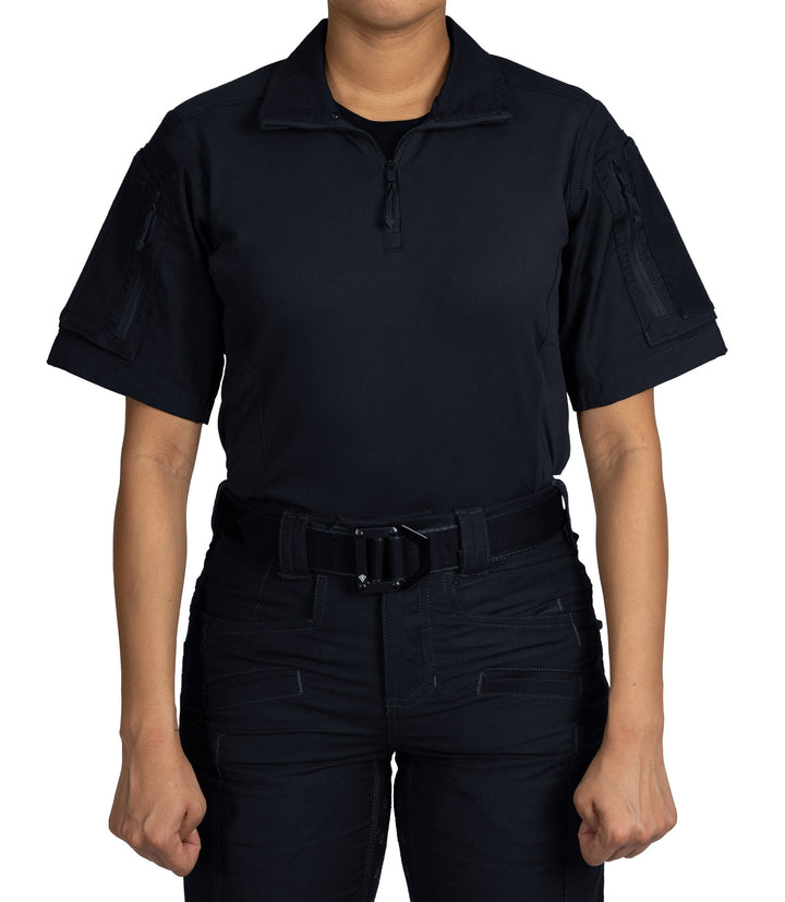 Women's Defender Short Sleeve Shirt – Black
