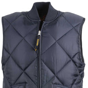 1222-V - THE FINEST DIAMOND QUILTED VEST – Black