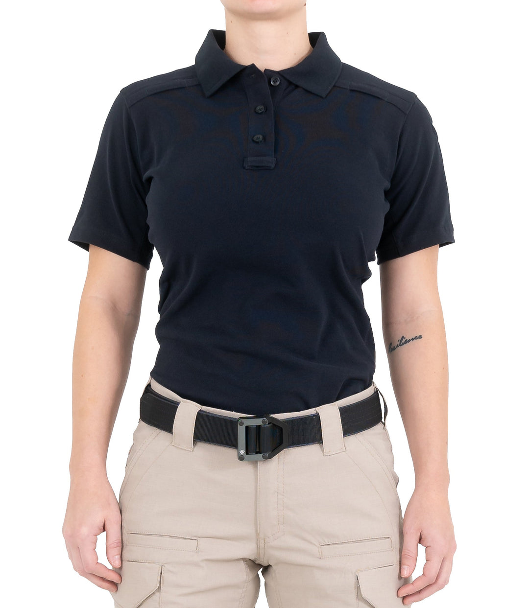 Women's Cotton Short Sleeve Polo – Midnight Navy
