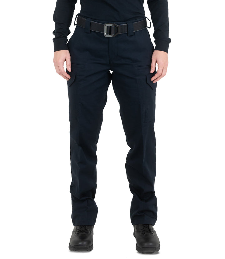 Women's Cotton Cargo Station Pant – Midnight Navy