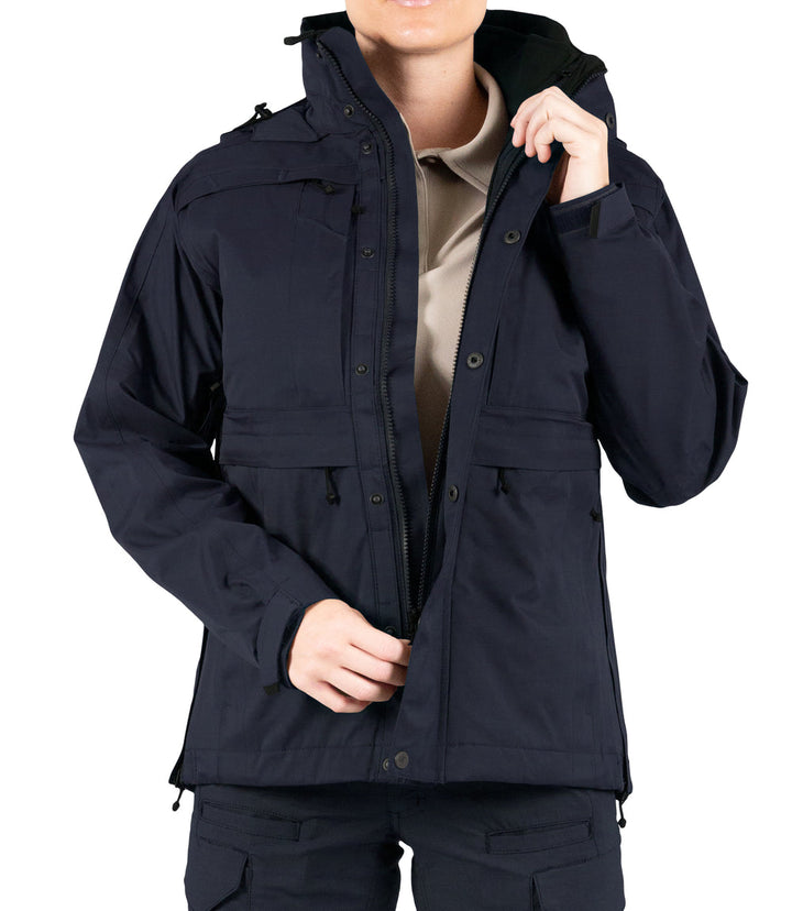 Women’s Tactix Parka Shell – Midnight Navy