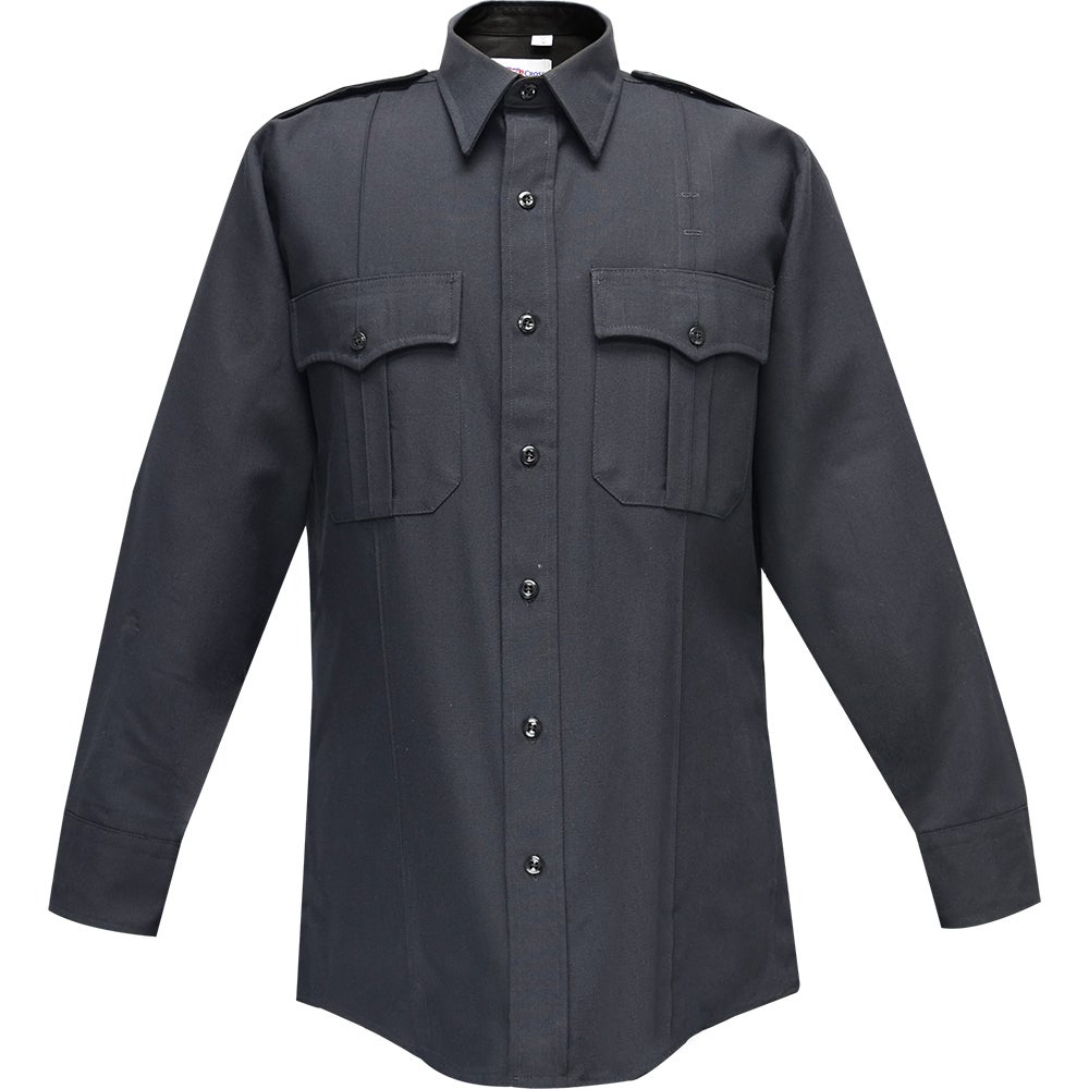 Command Polyester Men's Long Sleeve Shirt W/Zipper – LAPD Navy