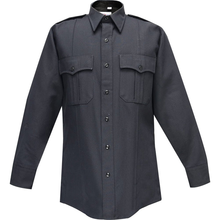 Command Polyester Men's Long Sleeve Shirt W/Zipper – LAPD Navy