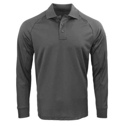 Men's Raglan Long Sleeve Utility Polo