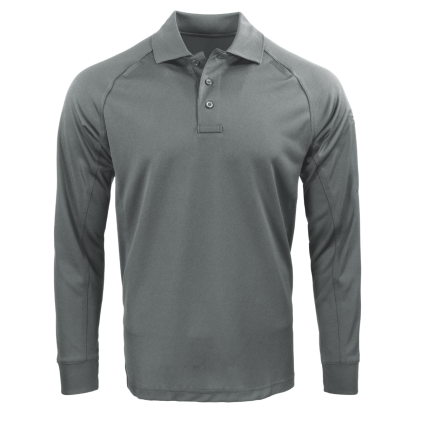 Men's Raglan Long Sleeve Utility Polo