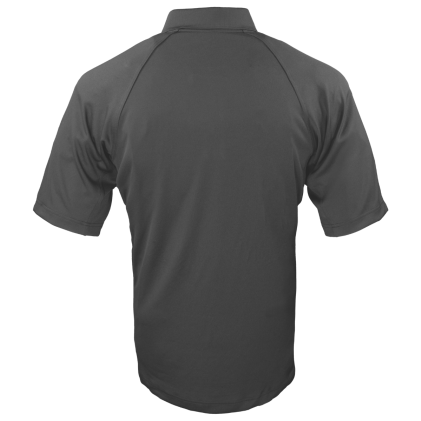 Men's Raglan Short Sleeve Utility Polo – Black